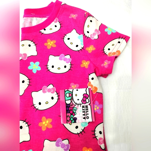 Hello Kitty Girls Tee Shirt Short Sleeve, size 7, New - Picture 3 of 5
